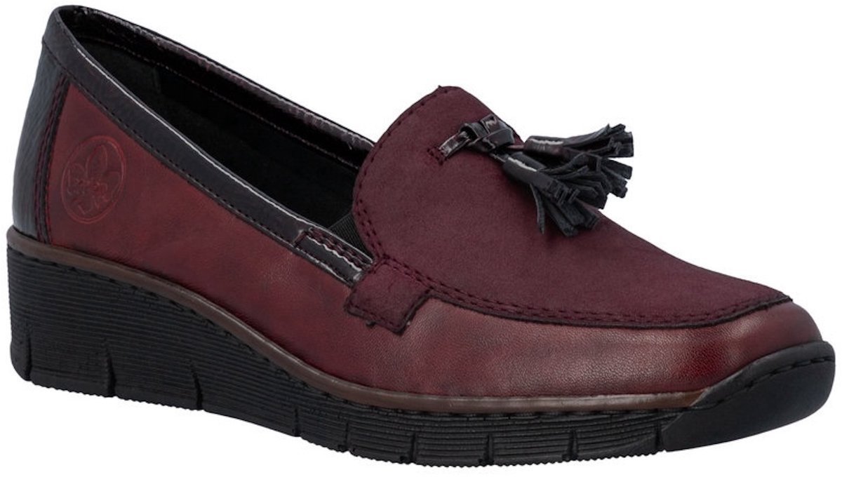 Rieker Mocassin Bordeaux - Maat 40