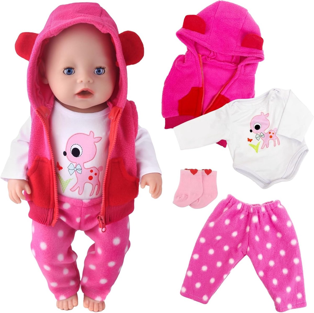 Doll clothes voor 30-45 cm poppen - Mode, Accessoires en Kleding voor Kinderen