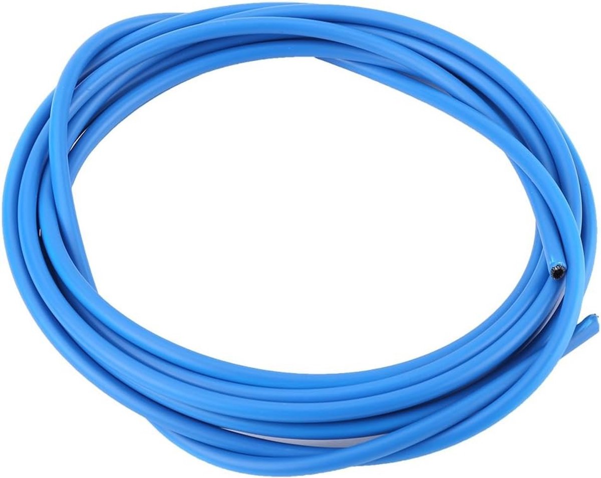 Verstelbare 4mm Fietskabel voor Rem en Versnelling - Vervangingsset voor MTB en Racefietsen in Blauw, Duurzaam en Betrouwbaar