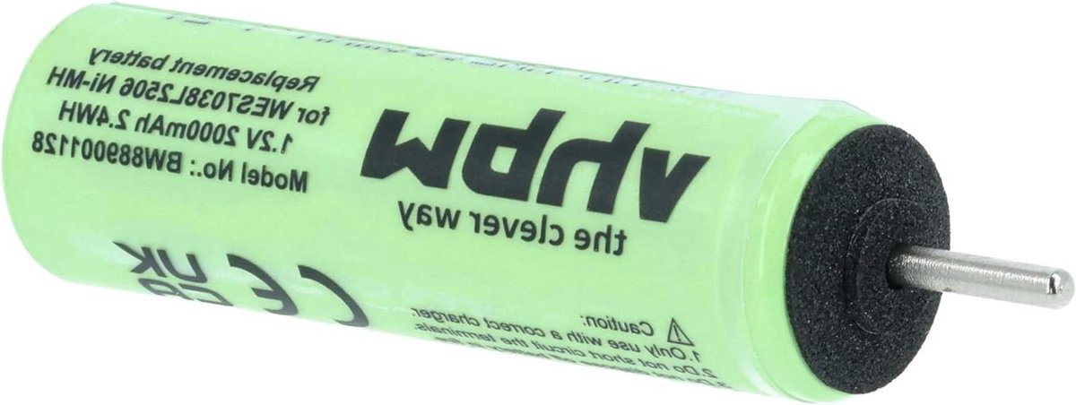 Scheerapparaat Batterij - Vervangende Accu - Opladen Scheerapparaat - Hoge Capaciteit - 2000 mAh - Zilver