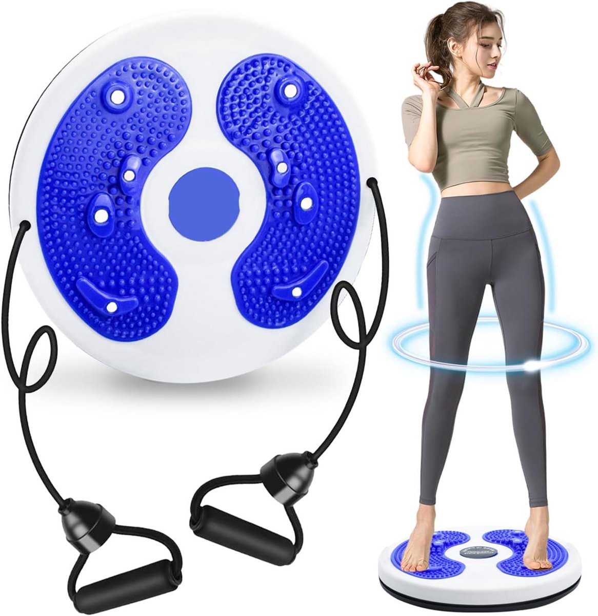 Taille Draai Schijf - Balansbord Fitness - Thuis Sporten - 360 Graden Rotatie - 31.5 x 29 x 4.5 cm