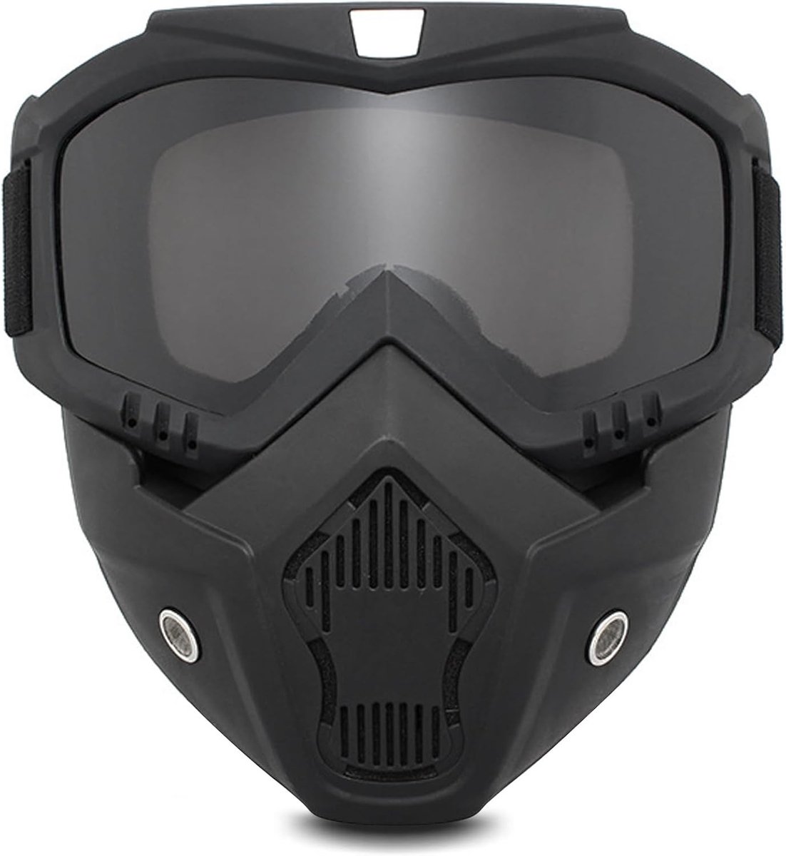 Motorcross Goggles met Afneembaar Gezichtsmasker - Bescherming tegen Mist, Wind en Stof voor Motorrijden en Skiën