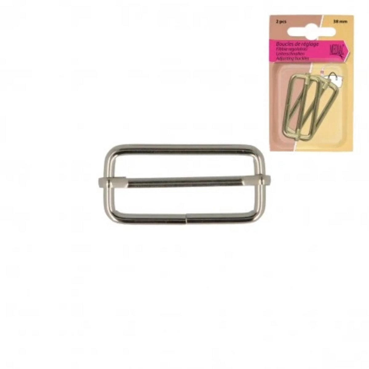 Mediac schuifgespen 38mm 2 stuks