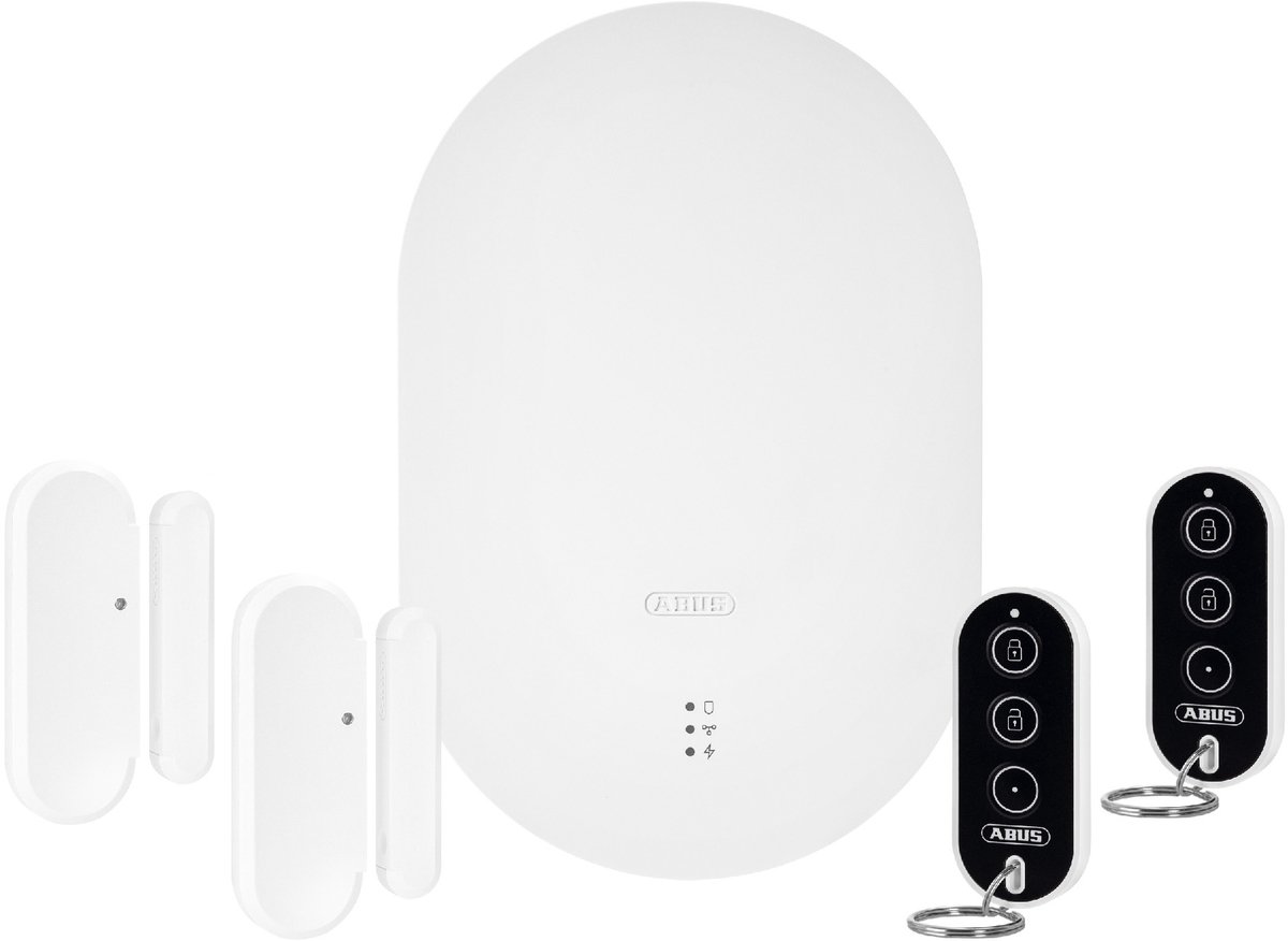 ABUS Smartvest Pro-set met centrale, 2x deursensor en 2x afstandsbediening