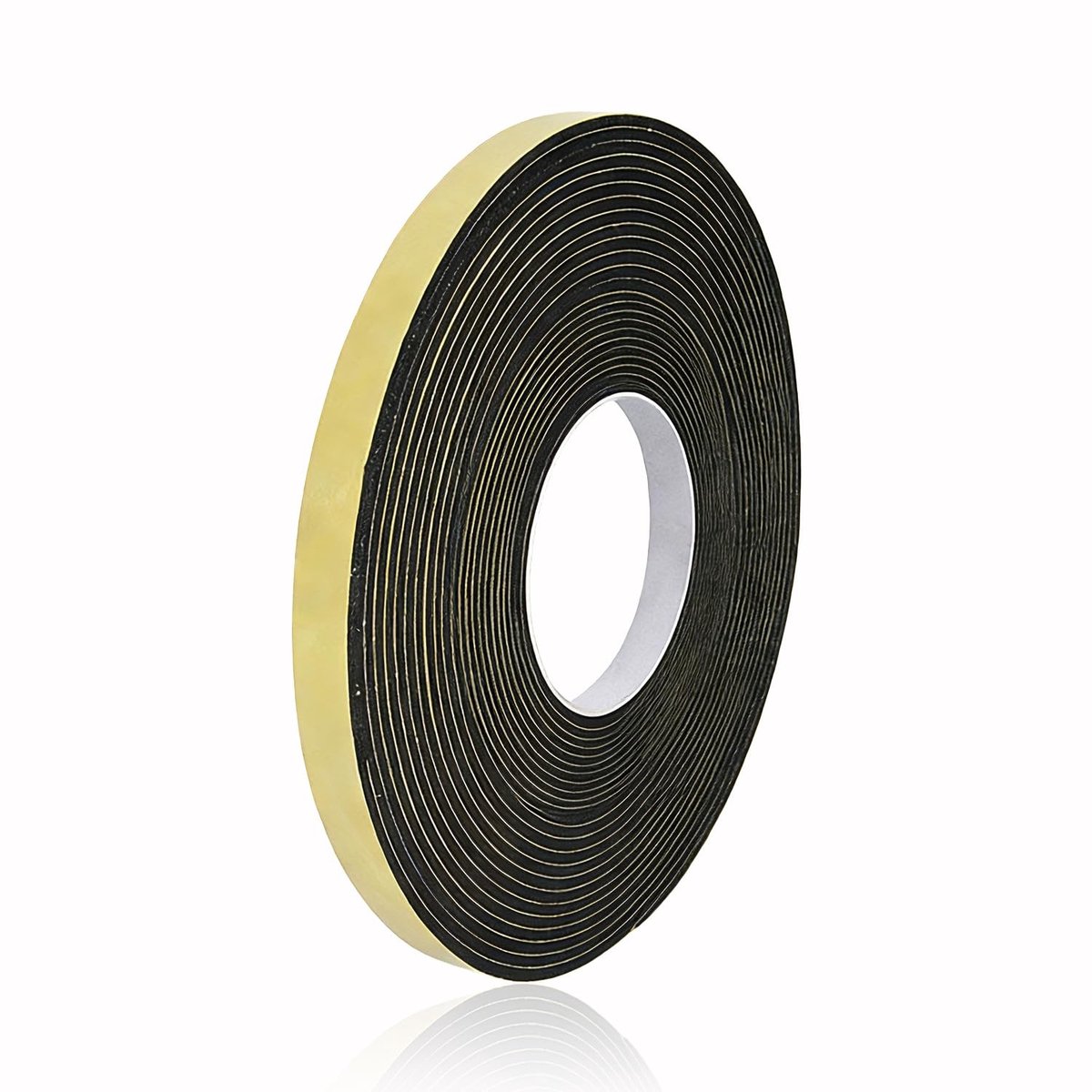 Dunne EVA Foam Tape voor Effectieve Afsluiting, 1 mm x 10 mm x 10 m, Ideaal voor Isolatie en Geluiddemping