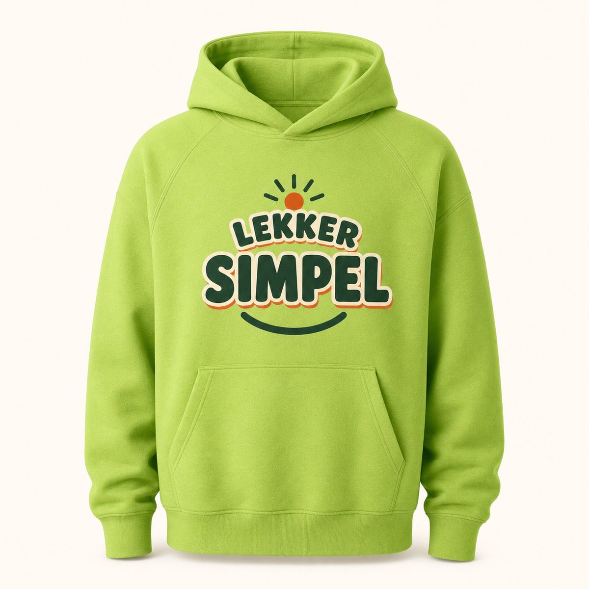Dames Truien Lange Mouw - Trui Dames - Limoengroen - Lekker Simpel Print - Maat XL