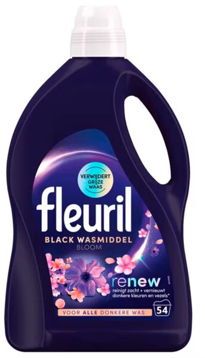 Fleuril Black Bloom - Vloeibaar Wasmiddel - Donkere en Zwarte Was - Intense Geurbeleving - 54 Wasbeurten - Grootverpakking — cadeau in Cadeau-ideeën - foto 8