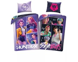 Housse de couette K-pop Demon Hunters Saja Boys 140 x 200 cm - Polyester