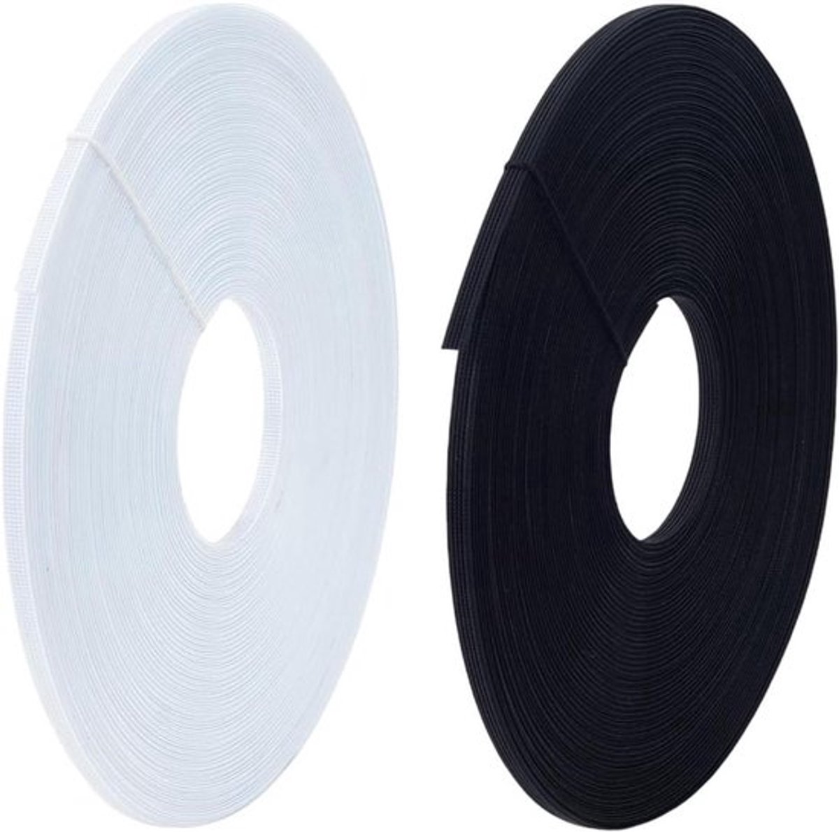 109 Yards Uitbenen Vetersluiting voor Korset Jurk - 6 mm Breed Polyester Uitbenen - Bruidsjurken & Kostuum Benodigdheden - Zwart Wit - Voor Jurk Naaibenodigdheden & Bruiloft Feest