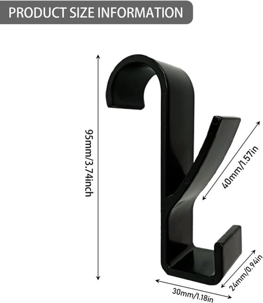 Radiatorhaken 8 Stuks - Handdoekhaken voor Radiator - Handdoekhouder zonder Boren - Kunsts