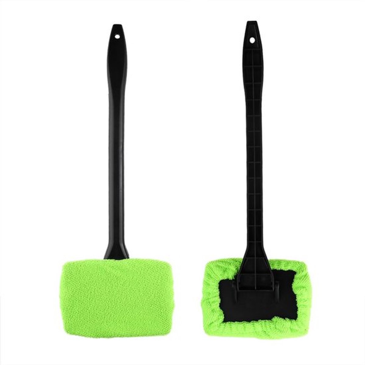 Voorruitreinigingsborstel Hoogwaardige Microvezel - Raamreiniger Robot - Vuilverwijderingshulpmiddel - Ergonomische Handgreep - Lichtgewicht - 12,5 x 8,5 cm