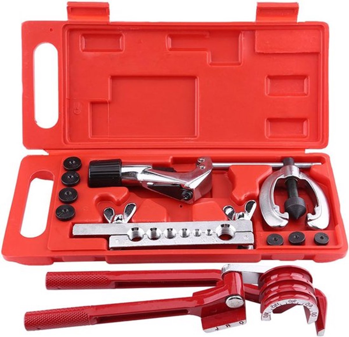 Complete set van 11-delige remleiding gereedschap met buiggereedschap, flaring tool en klem voor optimale remprestaties