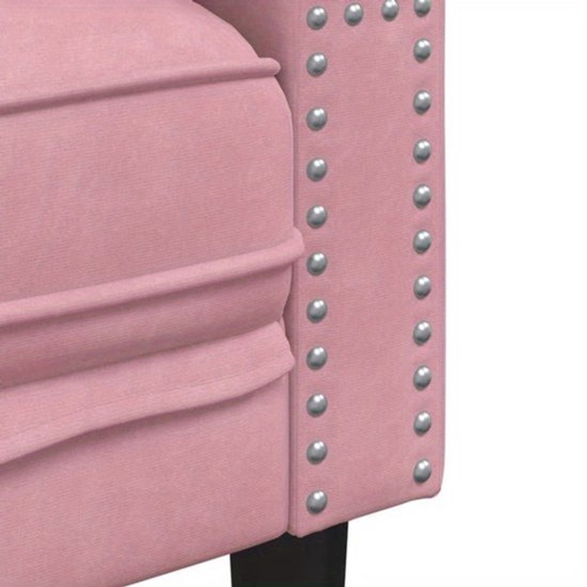 2-zits bank – 2-zitsbank – loveseat – zitbank – tweezits sofa – Chesterfield design – roze