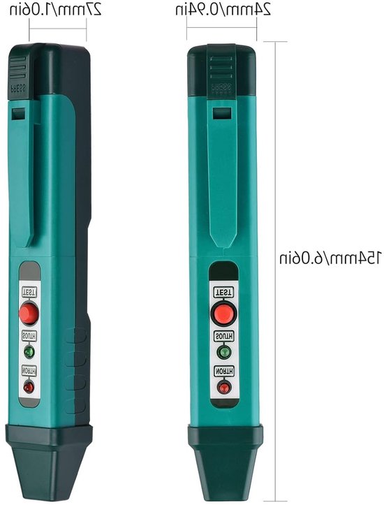 Polarisatietester voor Magnetische Velden - Identificeer Noord- en Zuidpool, Magnetische Detector voor N/S Polen — afbeelding 5