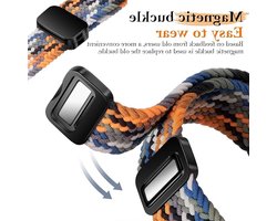 Nylon Vervangarmband voor Amazfit GTS 4, GTS 3, GTR 42mm en Bip Series - Ademend, Magnetische Sluiting, Comfortabele Watchband