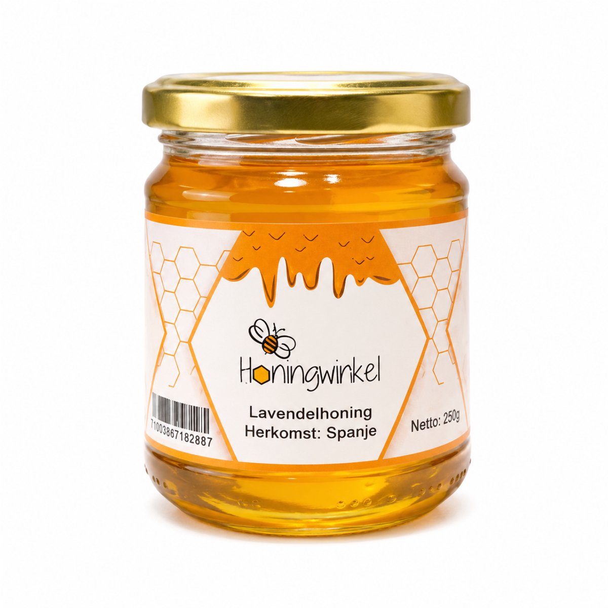 Lavendelhoning - 250g - Honingwinkel