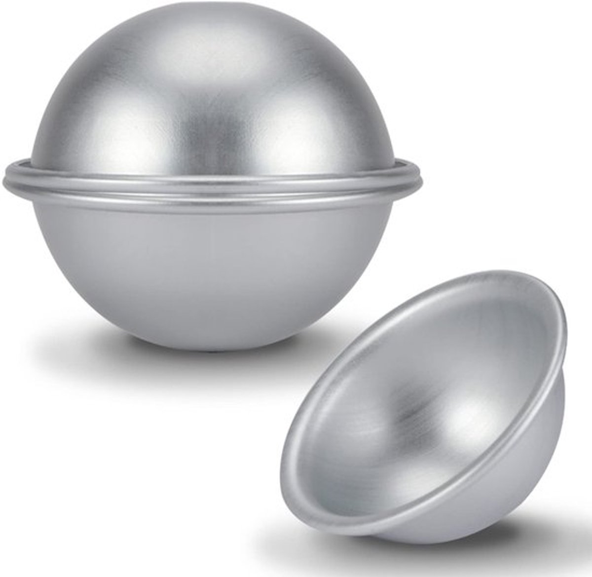 - Halve Bal Cakevorm - 3D Cake Mal - Antiaanbak - 10cm - Ronde Bakpan - Perfect voor Taarten en Desserts