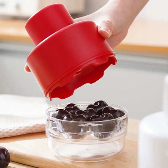 Multifunctionele fruitontpitter, kersenontpitter met zeven gaten, meidoornontpitter voor snelle pitverwijdering en kernextractie. — afbeelding 5
