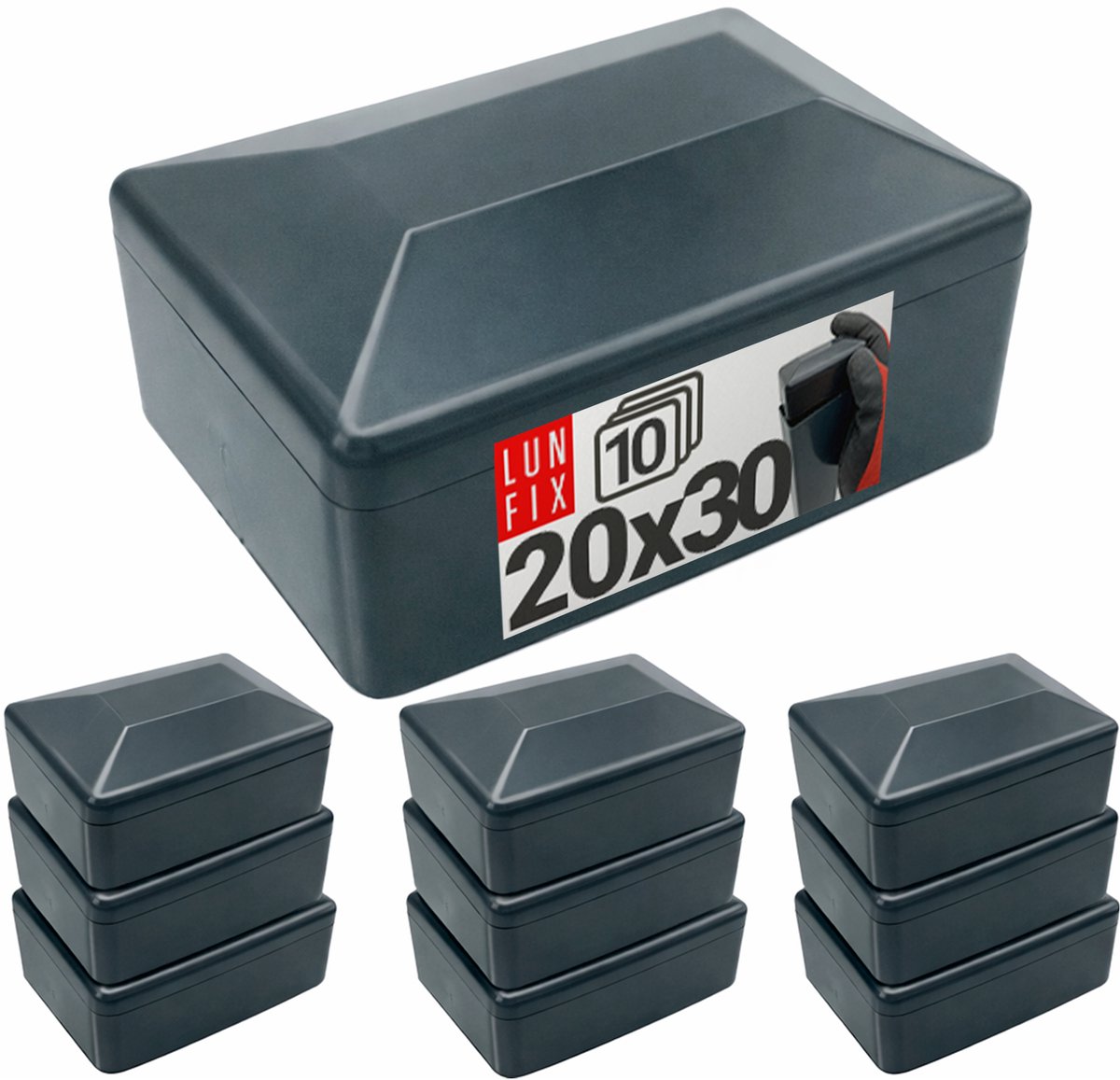 LUN FIX - Platte sluitring M20 Roestvrij staal DIN 125 - 2 stuks