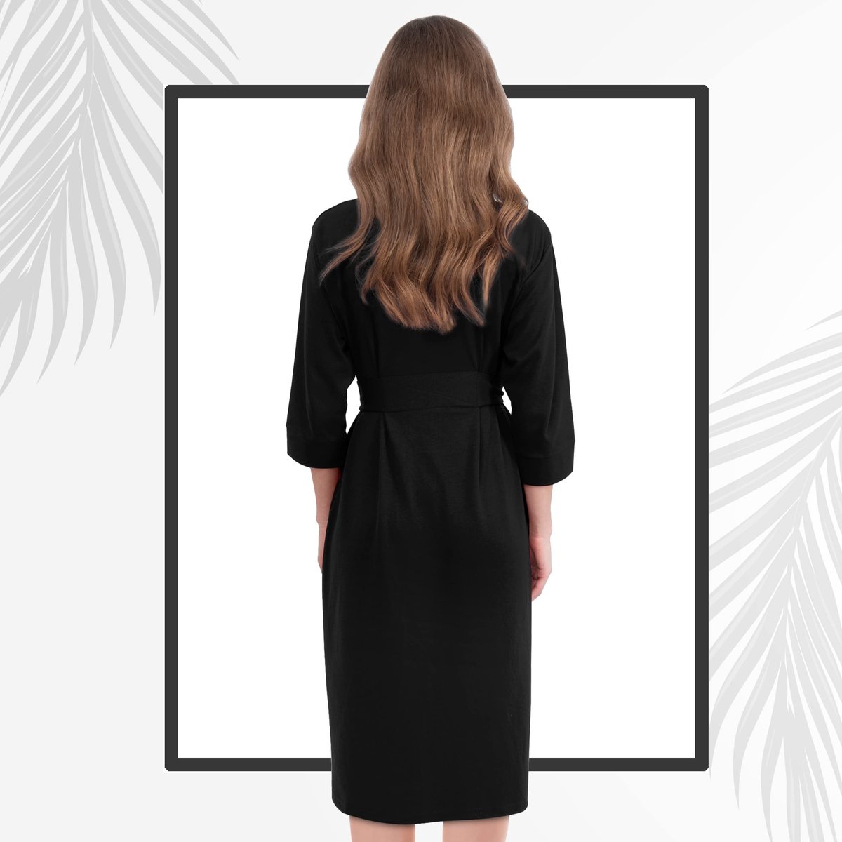SnelShoppen - Luxueuze Dames Ochtendjas | Superzachte Katoenen Gebreide Badjas | Lichtgewicht Lounge Wear en Nachtkleding voor het Hele Seizoen | Perf