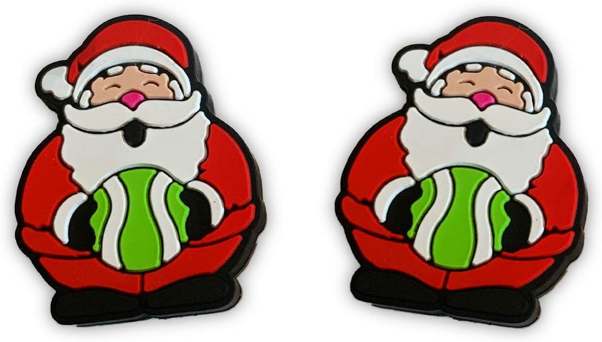 Tennis dampers set van 2 - Santa ontwerp - hoge kwaliteit - vermindert trillingen - ShopVlot