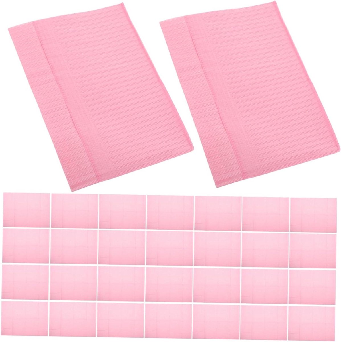 Nageltafelmatten - Manicure handdoeken - Hygiënisch werken - Water- en oliebestendig - 45 x 335 cm - Roze