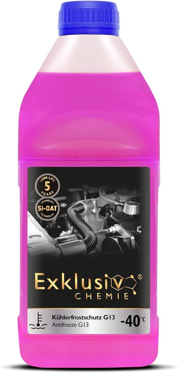 SnelShoppen - Radiator Antifreeze G13 5 Jaar | Auto Koelvloeistof -40° | G13 Koelvloeistof | Klaar voor Gebruik | 1000ml