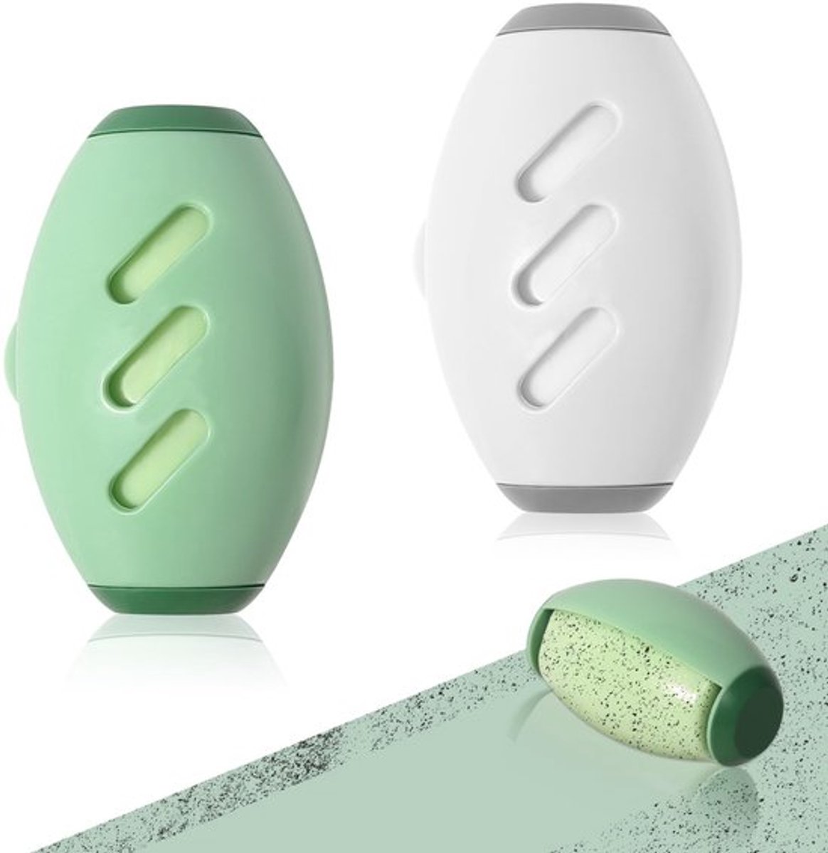 - Wasbare Plakroller - Herbruikbare Lint Remover - Compact en Handig - Wit en Groen - Dierenharen Verwijderen - Geschikt voor Kleding en M