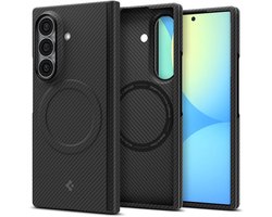 Spigen | Hoesje Geschikt voor Samsung Galaxy Z Fold 8 Ultra | Spigen Air Skin Aramid | Back Cover | met MagFit | Scharnier Bescherming | Zwart