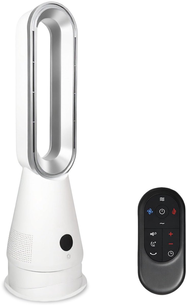 SnelShoppen - Torenventilator met Verwarming, Koeling, Luchtreiniger, 120° Oscillatie en Afstandsbediening - Ideaal voor Thuis, Kantoor, en Tuin
