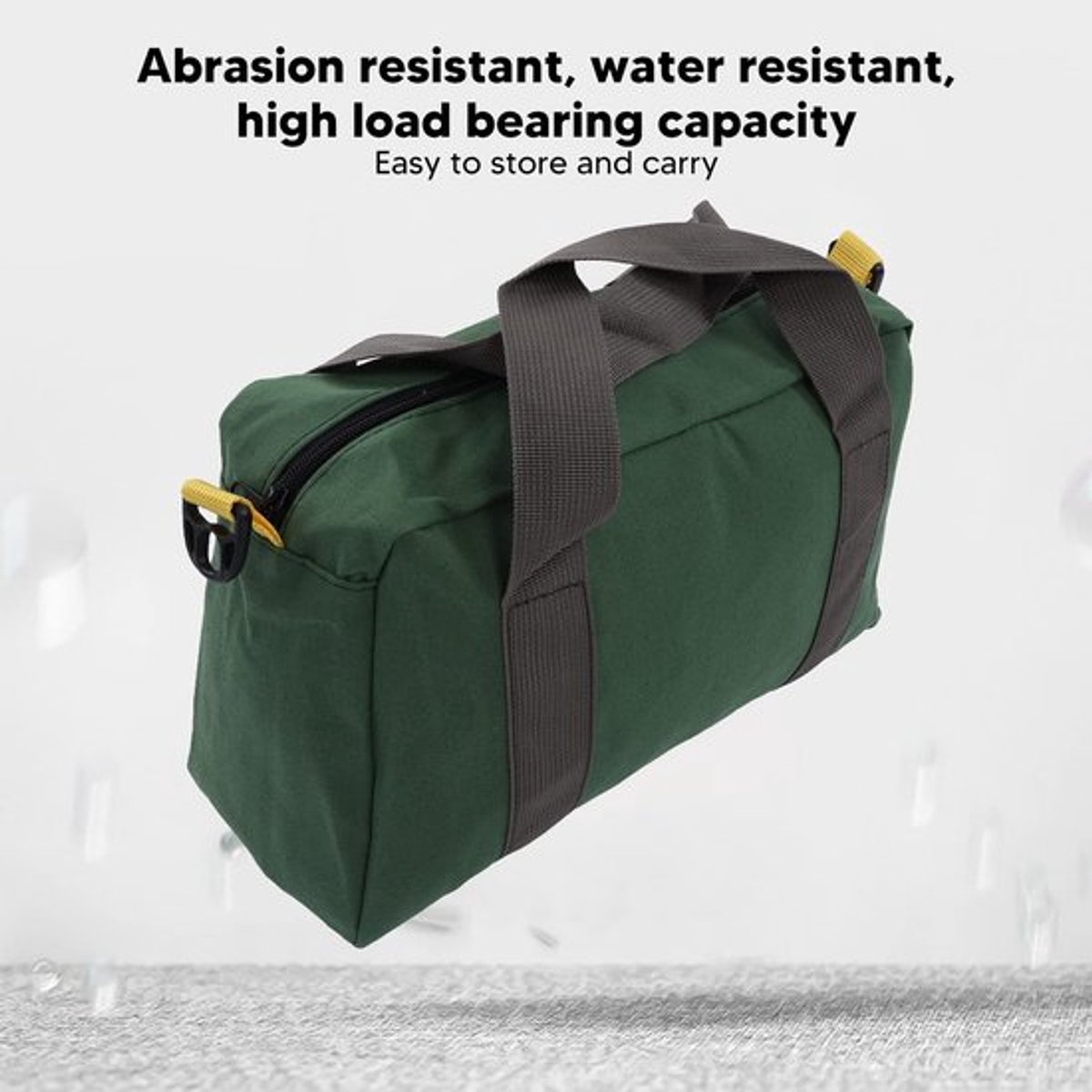 Gereedschapstas Heavy Duty - Grote Capaciteit - Waterdicht Canvas - Brede Opening - Stevige Ritssluiting - Snelle Toegang - Opbergtas
