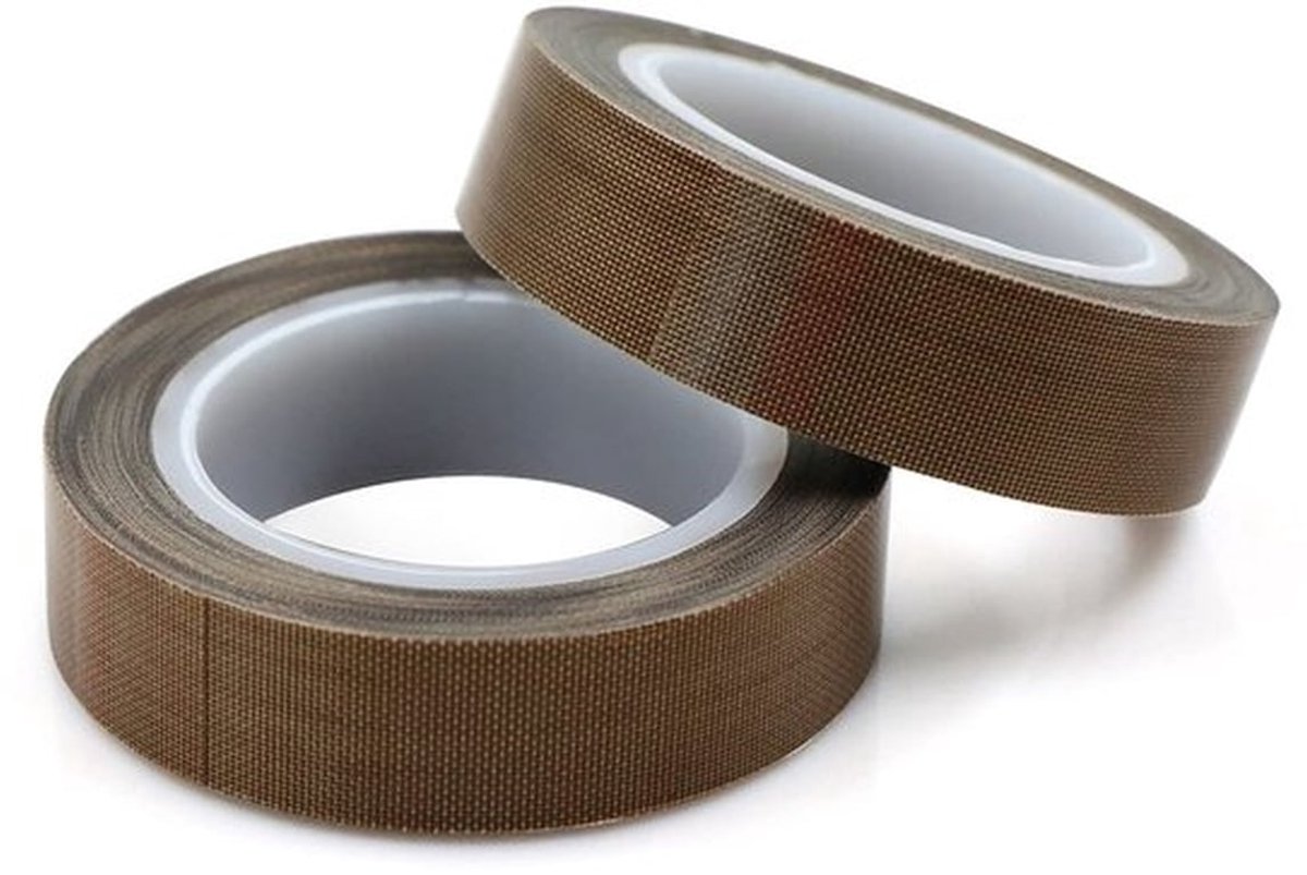 Teflon Tape - Hoge Temperatuur Tape - Ideaal voor Vacuum Machines - 15mm x 10m - Voor Isolatie en Sealen - Geschikt voor Elek...