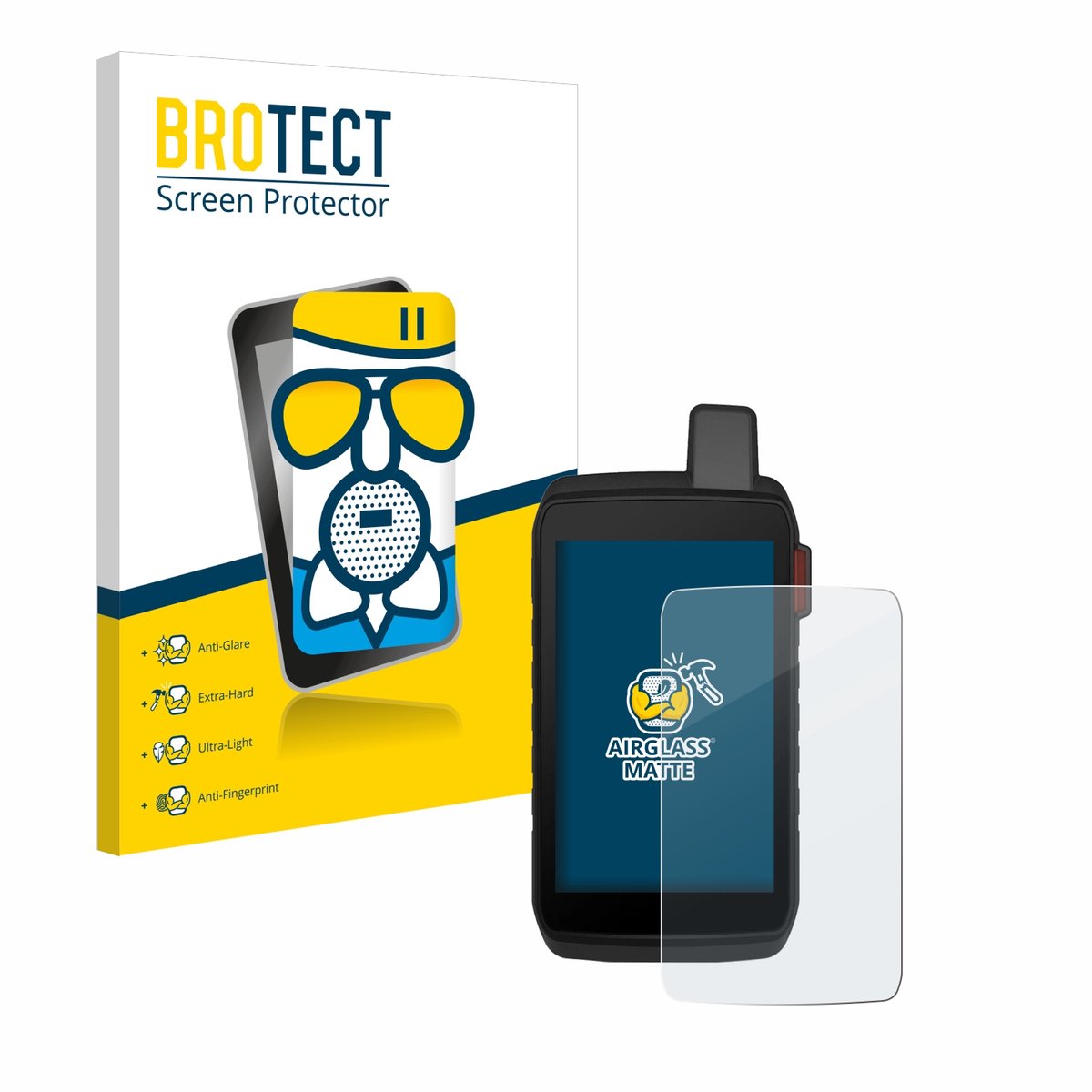 BROTECT - Screenprotector voor Garmin Montana 710i - Folie Beschermfolie Beschermglas matte