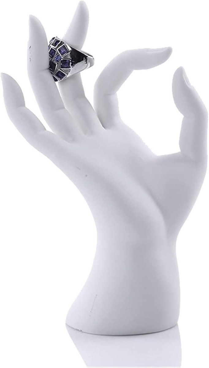Sieradenstandaard - Hars Display - Sieraden Presenteren - Prachtige Uitstraling - Niet gespecificeerd - Wit