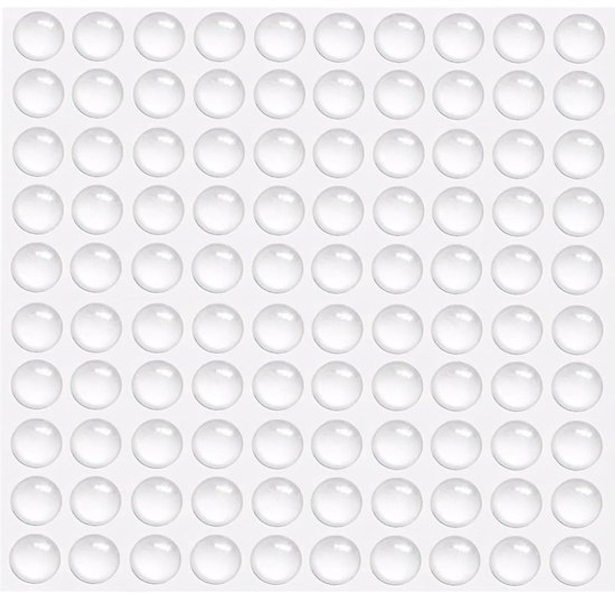 Elastische Buffers 100 Stuks - Transparante Rubber Buffers - Zelfklevende Deurbuffers - Antislip Meubilair Pads - Geluidsdempingspads - Diameter 8 mm - Rubberen Bumpers