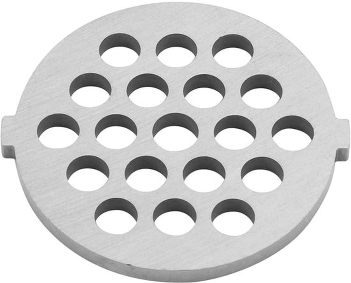 Gehaktplaat 5/7mm Gat - Vleesmolen - Robuust en scherp materiaal - Eenvoudige installatie - Vaatwasmachinebestendig - Efficiënte bereiding van gehakt