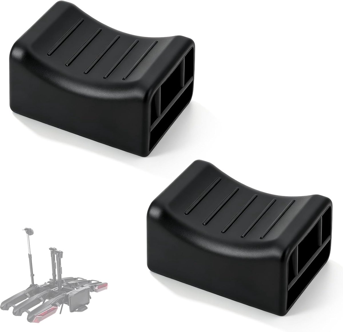 SnelShoppen - Framebeschermer voor Fietsdrager Thule EasyFold XT 2 en 3 - Velgbeschermer Carbon en Aluminium - Beschermadapter tegen Krassen en Slijta