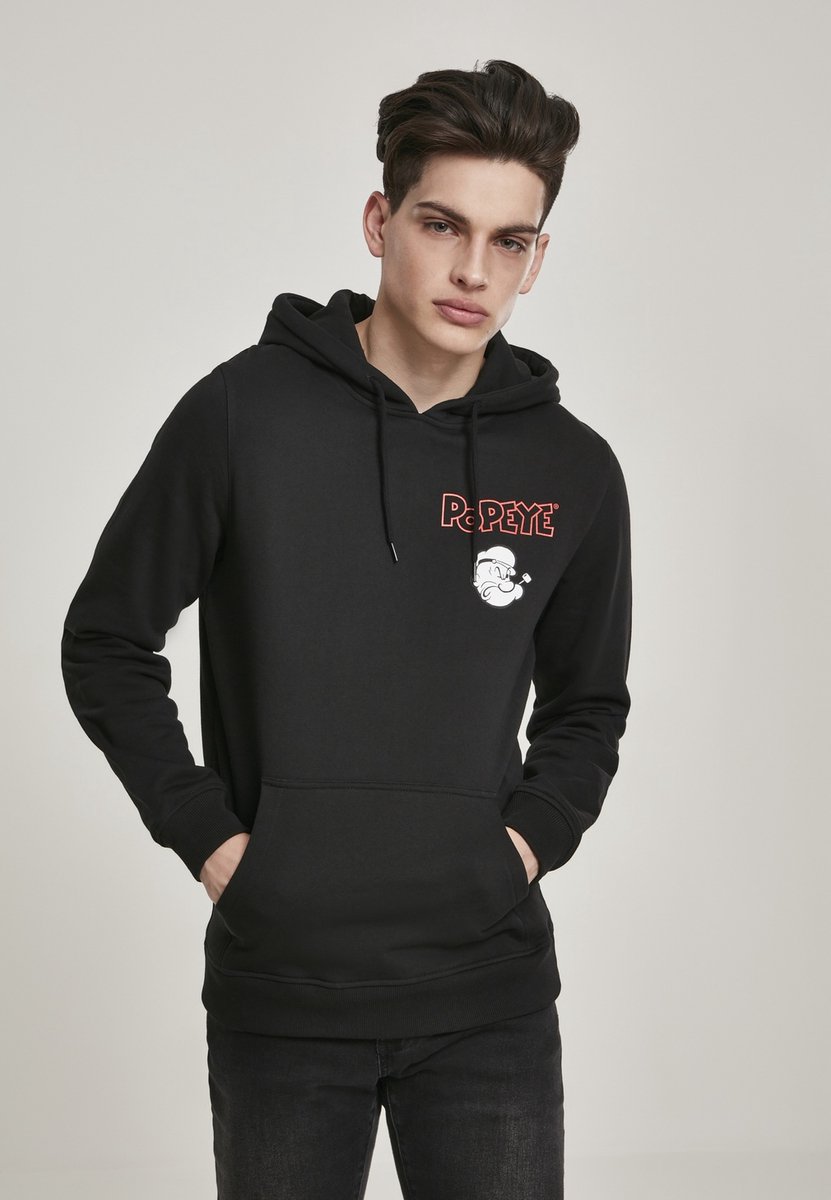 Merchcode Popeye Popeye Don’t Bro Me Hoodie/trui S Zwart