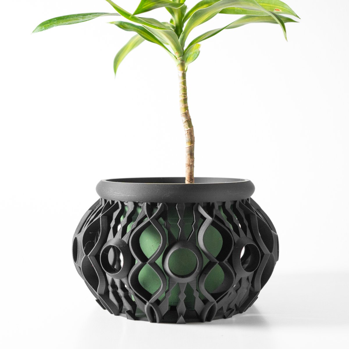 Skushy Lyren Bloempot - Moderne Designpot voor Kamerplanten - Sculpturale Plantenpot voor Woonkamer en Kantoor - Premium Woondecoratie