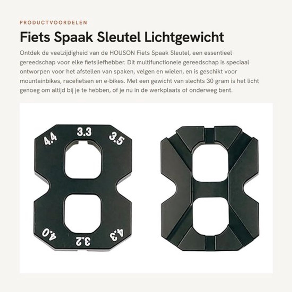 Spakenmoer Multifunctioneel - Fietsgereedschap Koffer - Fiets Gereedschap Set - Lichtgewicht Aluminium - Ergonomisch Ontwerp - 6 Maten