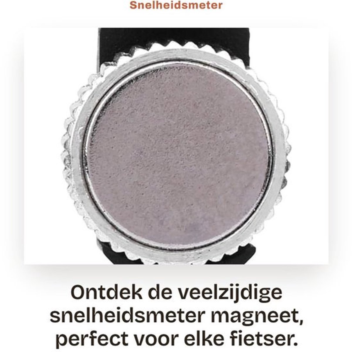 Snelheidsmeter Universeel - Fietskilometerteller - Stevige Magneet - Eenvoudig te Installeren - Hoge Veiligheid - Compact Design