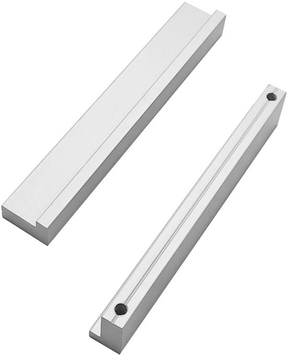 Meubelknoppen 40mm - L Handgrepen - Aluminium Legering - 2x Set - M4 Schroeven - Eenvoudig te Installeren - Deurgrepen