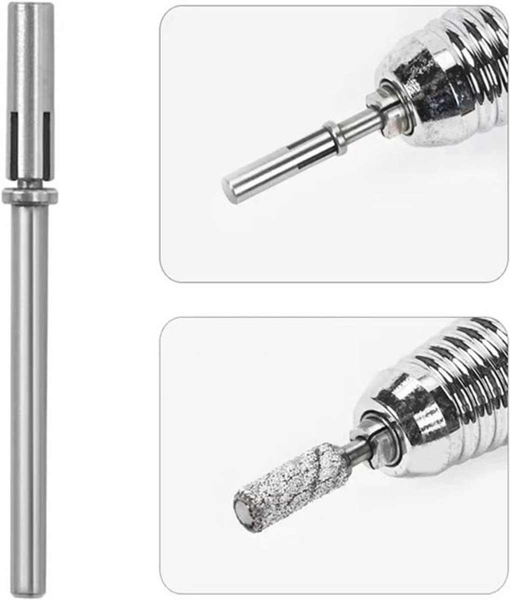 Nail Schuurbanden - Mini Nail Boor Accessoires - 2 Stuks - Perfect voor Elektrische Nagelvijl - Ideaal voor Thuisgebruik - Onmisbaar voor...