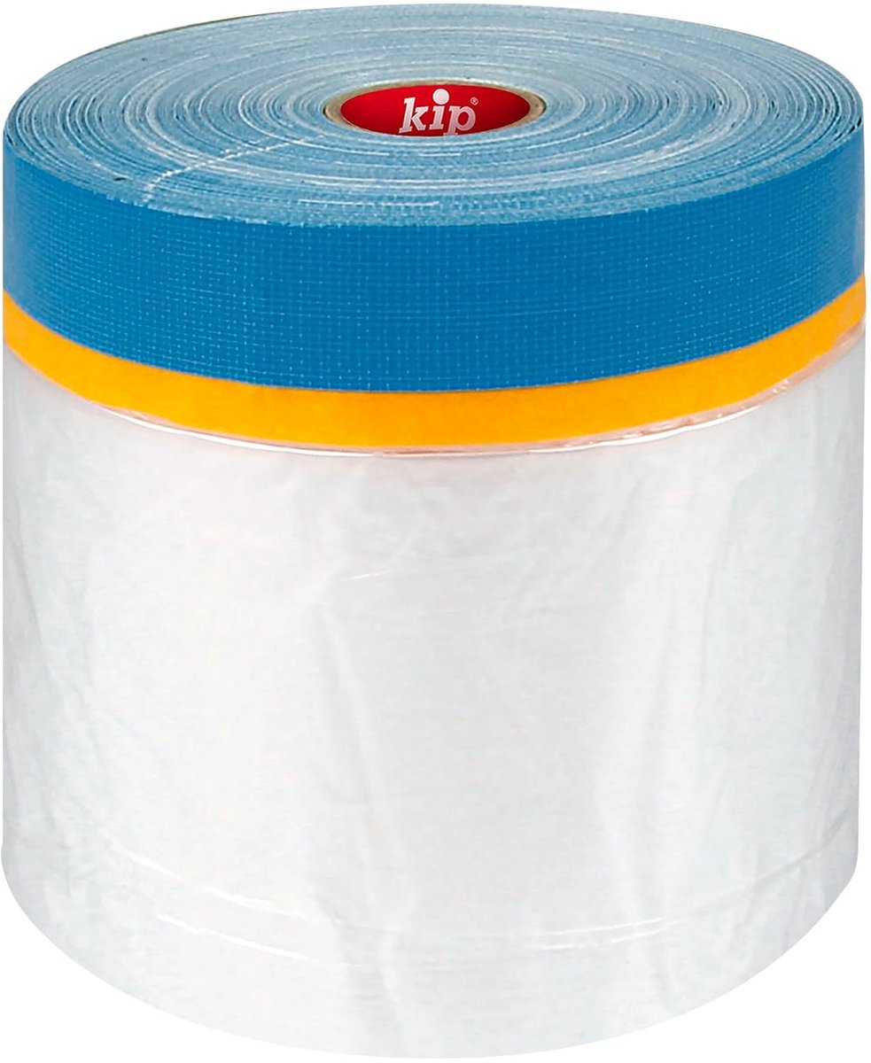 SnelShoppen - Kip Mask 3-in-1 Washi-Tec en Tissue Tape 1500 mm x 20 m - Masker voor Maskeren, Beschermen en Plamuren - Ideaal voor Muurverf, Plamuur,