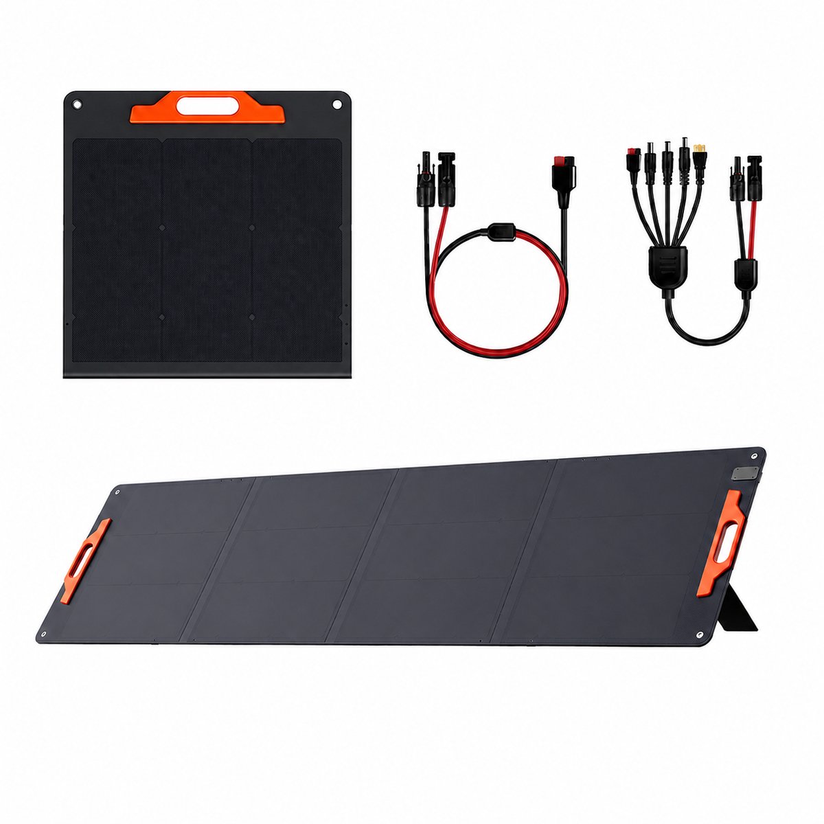 OSCAL PM200 SE 200W - 200W Opvouwbaar Zonnepaneel - Draagbaar Zonnepaneel - IP67 Waterdicht - Opvouwbaar & draagbaar - Hoge lichtdoorlatendheid - Voor Camping, Noodpakket, Reizen - Zwart