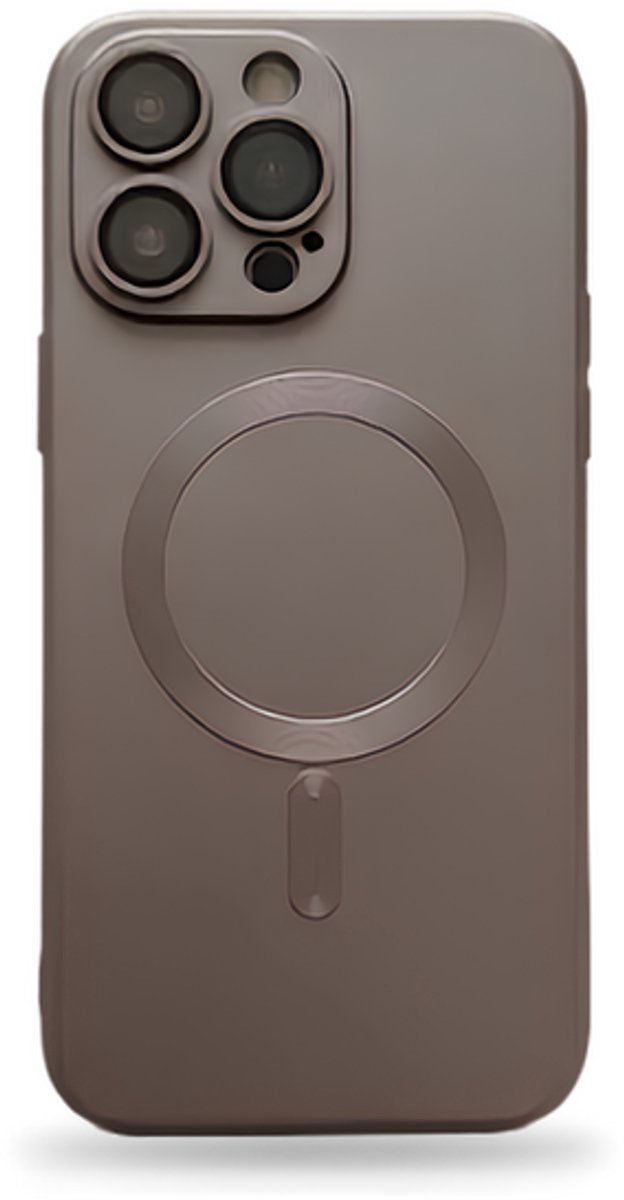 GREEN ON Lens Shield MagSafe TPU Case geschikt voor iPhone 17 Pro - Grijs