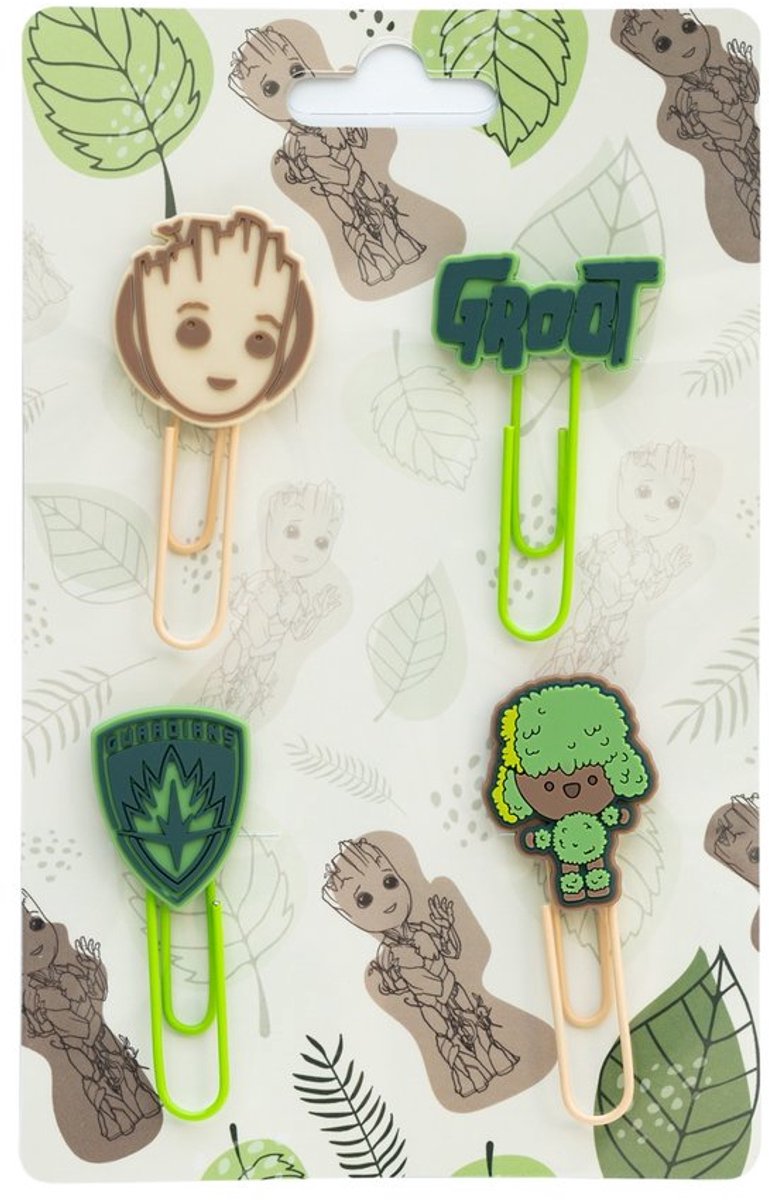 Grupo Erik Marvel Guardians Of The Galaxy - Clip With Topper Set Paperclips - Multicolours