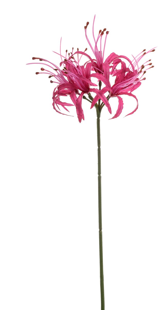 Emerald Kunstbloem Nerine 63cm roze - Kunstplant voor binnen