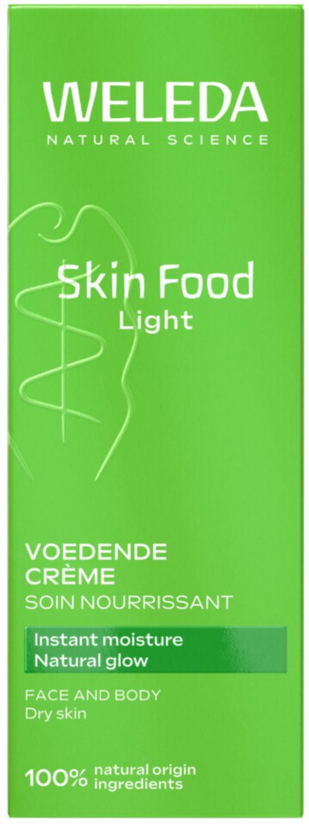 Bol.com WELEDA Skin Food Light - Voedende Crème - Voor Gezicht En Lichaam - Hydraterende Crème Voor Droge Huid - Trekt Snel In -... aanbieding