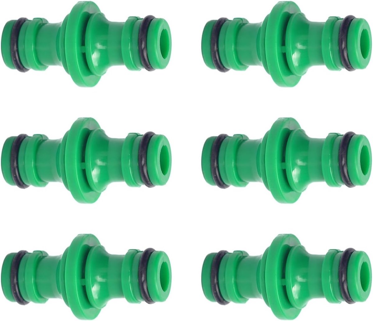 1/2 Inch Tuinslang Koppeling, Dubbelzijdige Slangverbinder, Snelle Koppeling voor Tuinirrigatie, Tuinaccessoires, Slangconnector, Tuinonderhoud